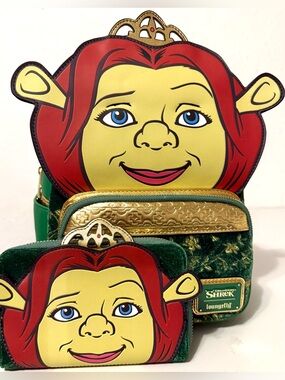 Loungefly Mini Backpack & Wallet - DreamWorks Shrek Princess Fiona Cosplay